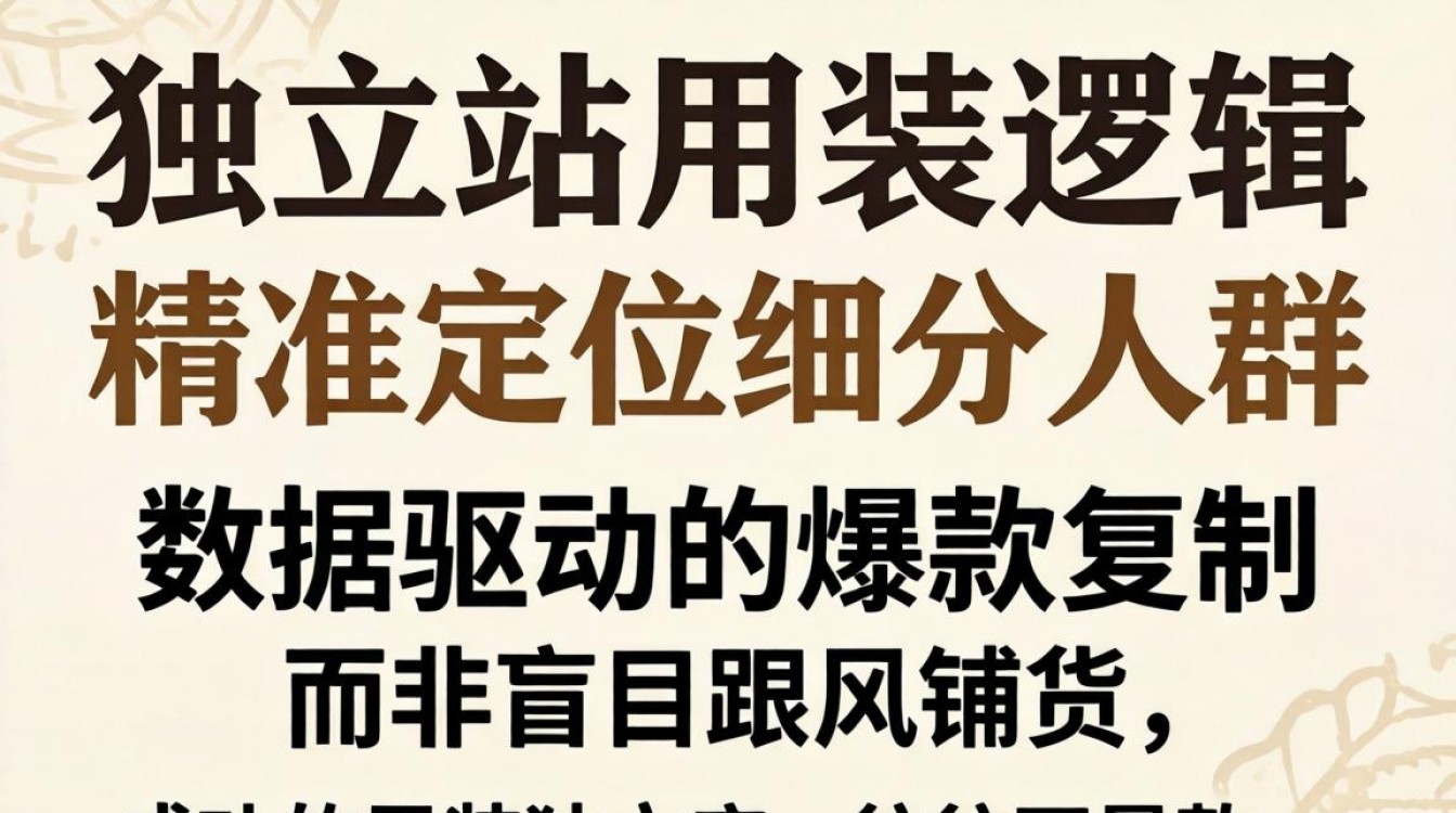 独立站男装怎么选品