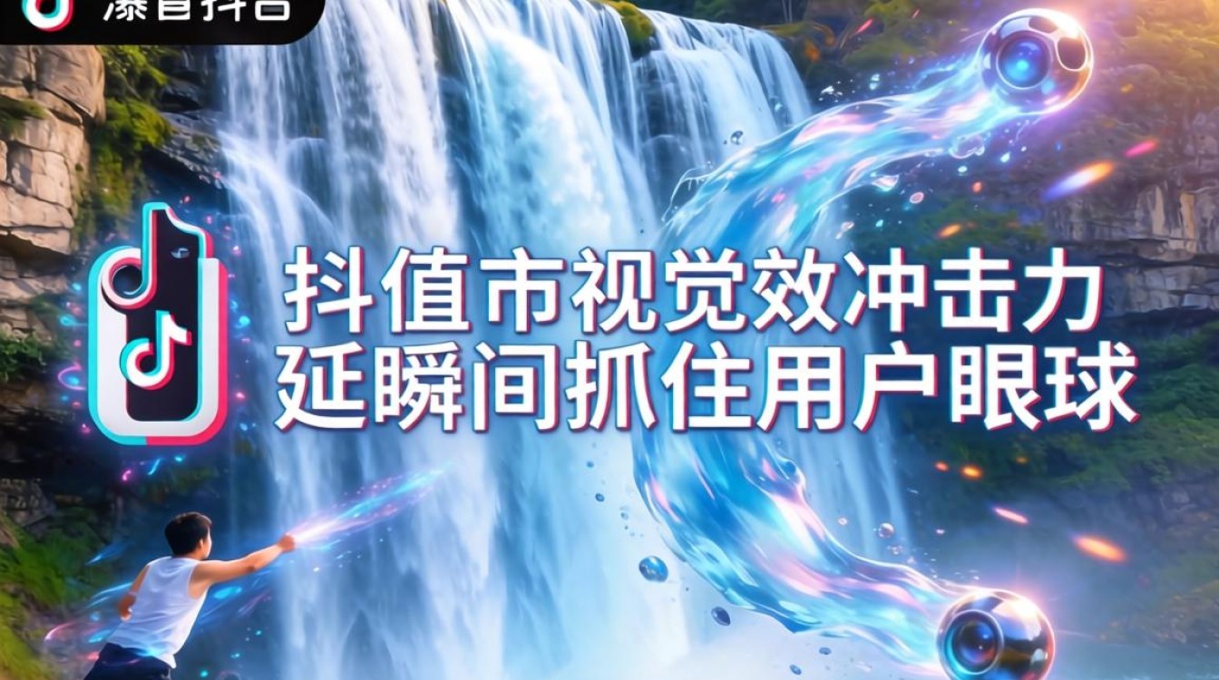 抖音瀑布流动特效怎么弄