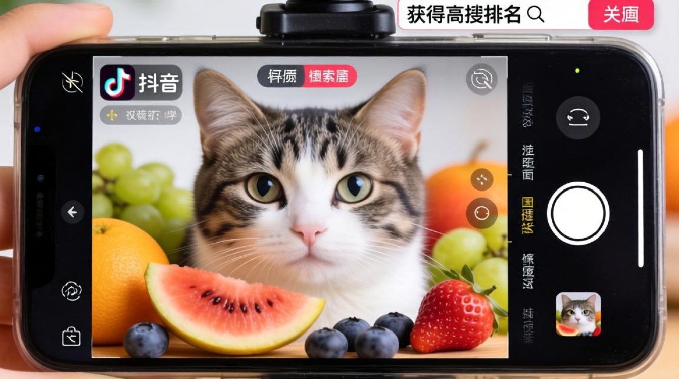 抖音水果猫怎么拍的好看