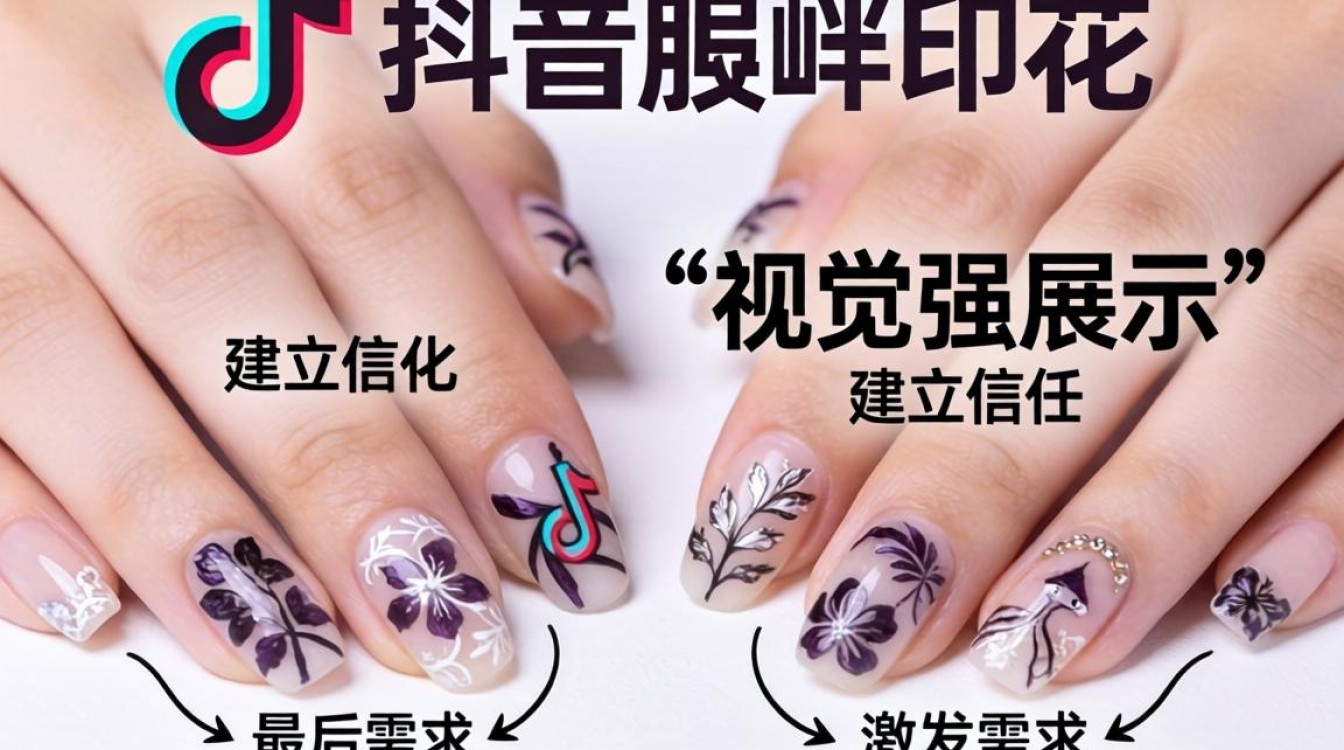 抖音做指甲印花怎么做?带货话术与转化技巧分享 带货话术与转化技巧分享