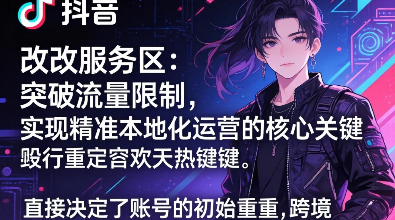 TikTok怎么更改服务区