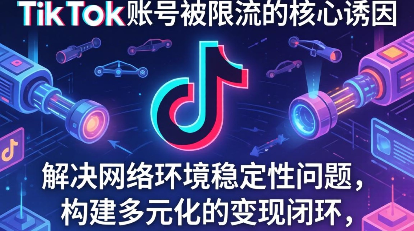 TikTok换节点导致限流怎么办?海外市场变现技巧分享 TikTok换节点导致限流怎么办
