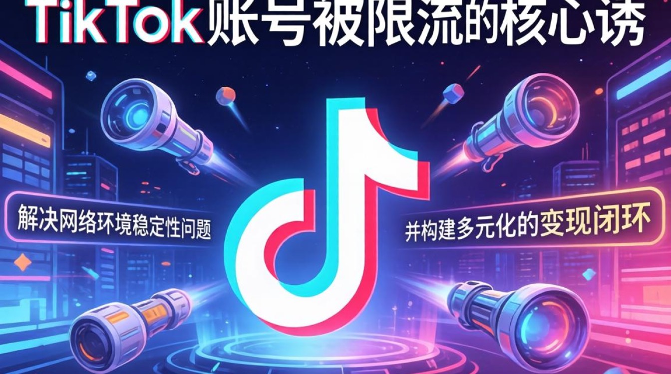 TikTok换节点导致限流怎么办?海外市场变现技巧分享 TikTok换节点导致限流怎么办