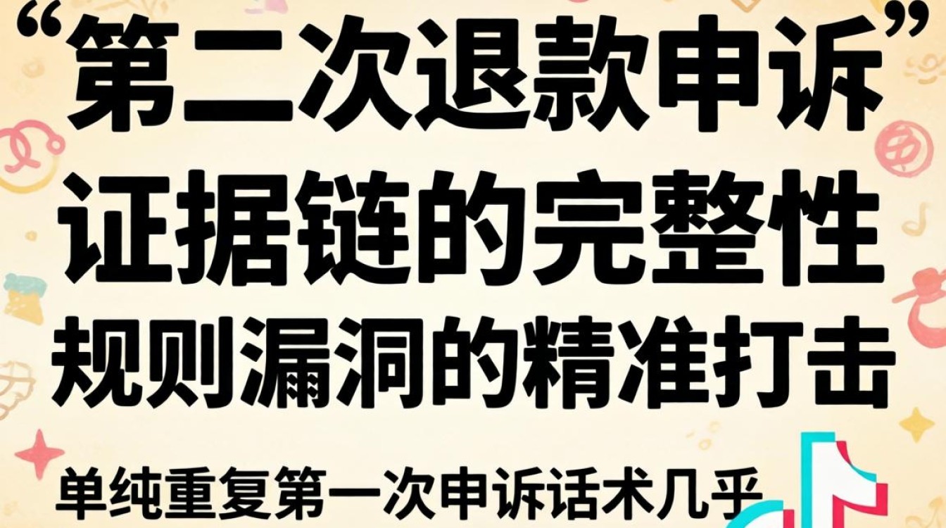 抖音怎么申诉第2次退款