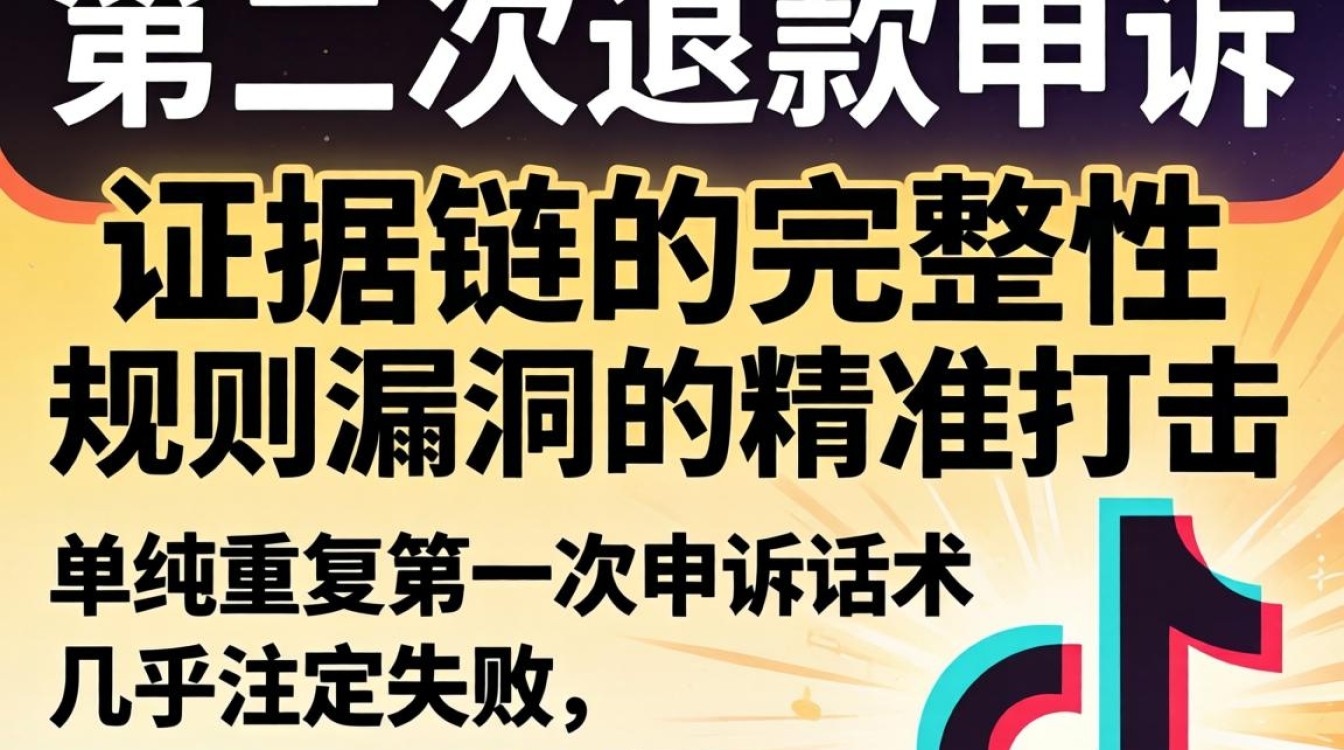 抖音怎么申诉第2次退款