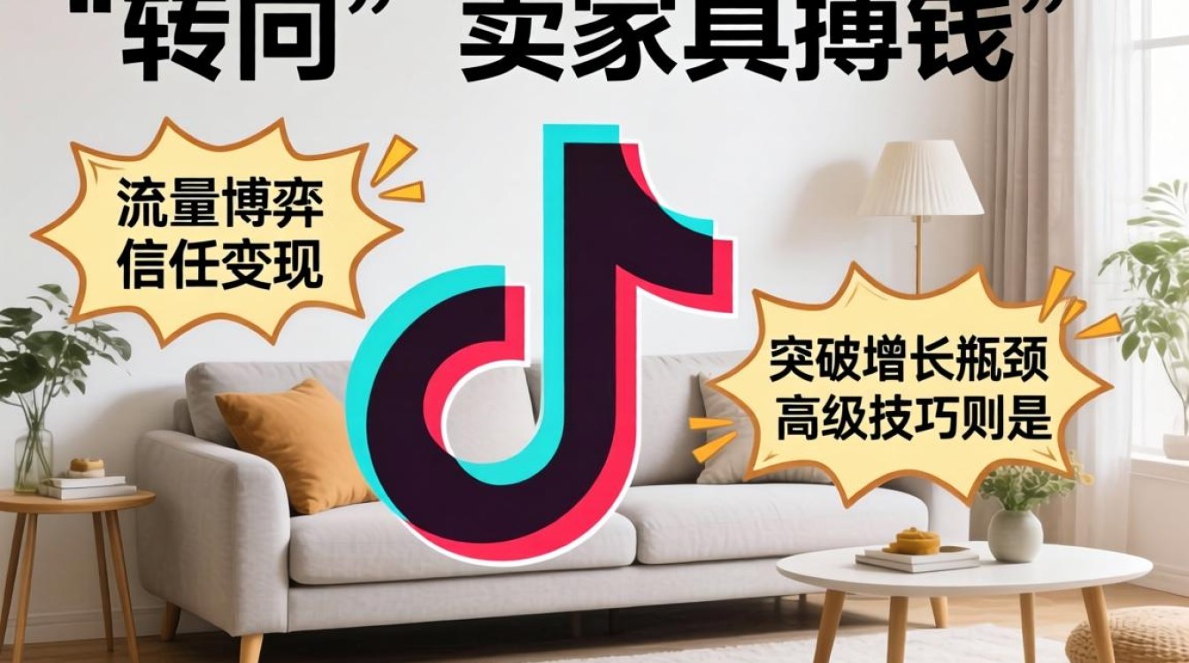 新手如何通过抖音卖家具月入过万