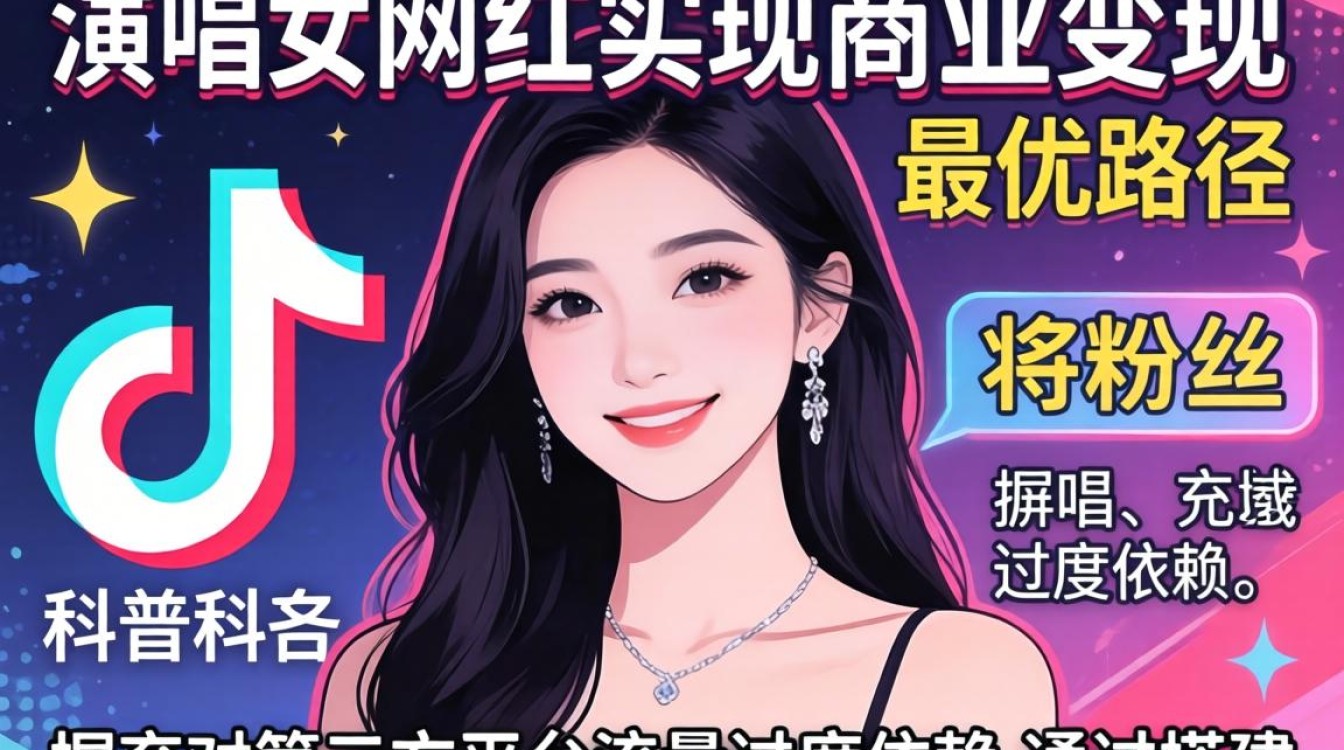 TikTok翻唱女网红如何做独立站