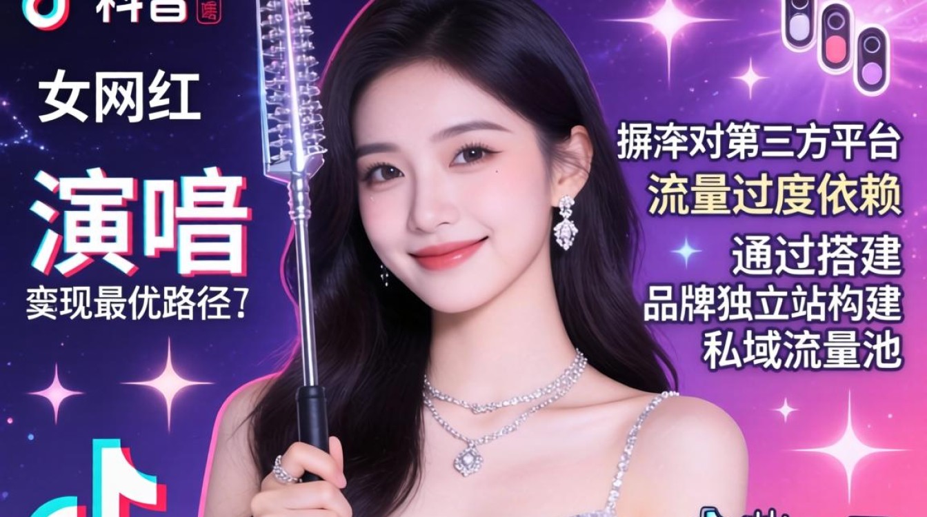 TikTok翻唱女网红如何做独立站