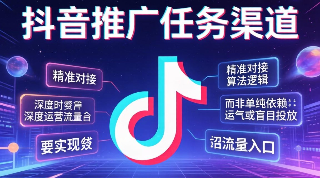 抖音推广任务渠道怎么做