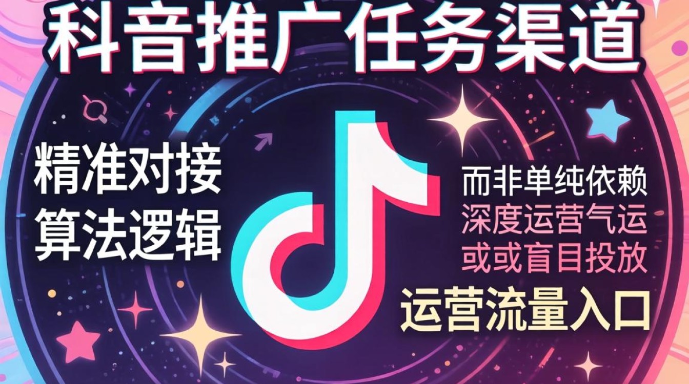 抖音推广任务渠道怎么做