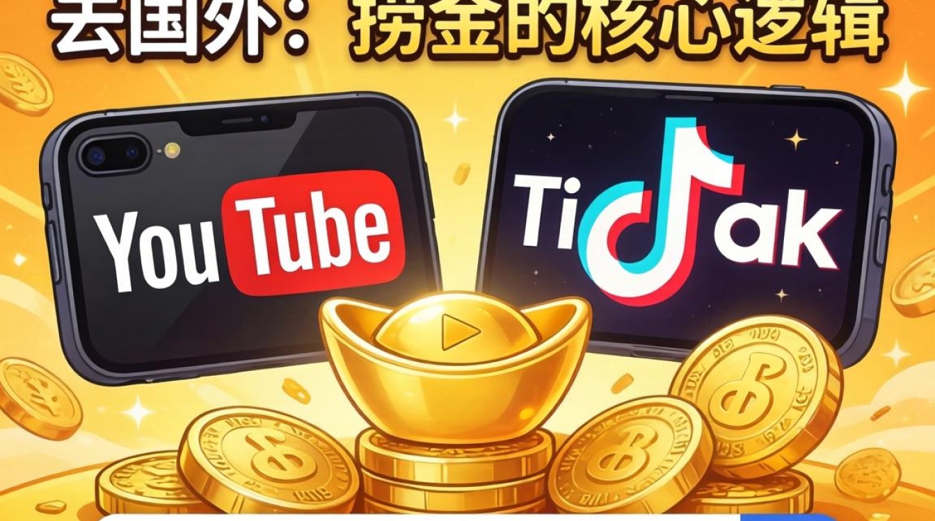YouTube去国外tiktok捞金怎么变现