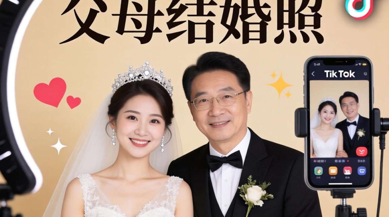 父母结婚照tiktok直播变现怎么做