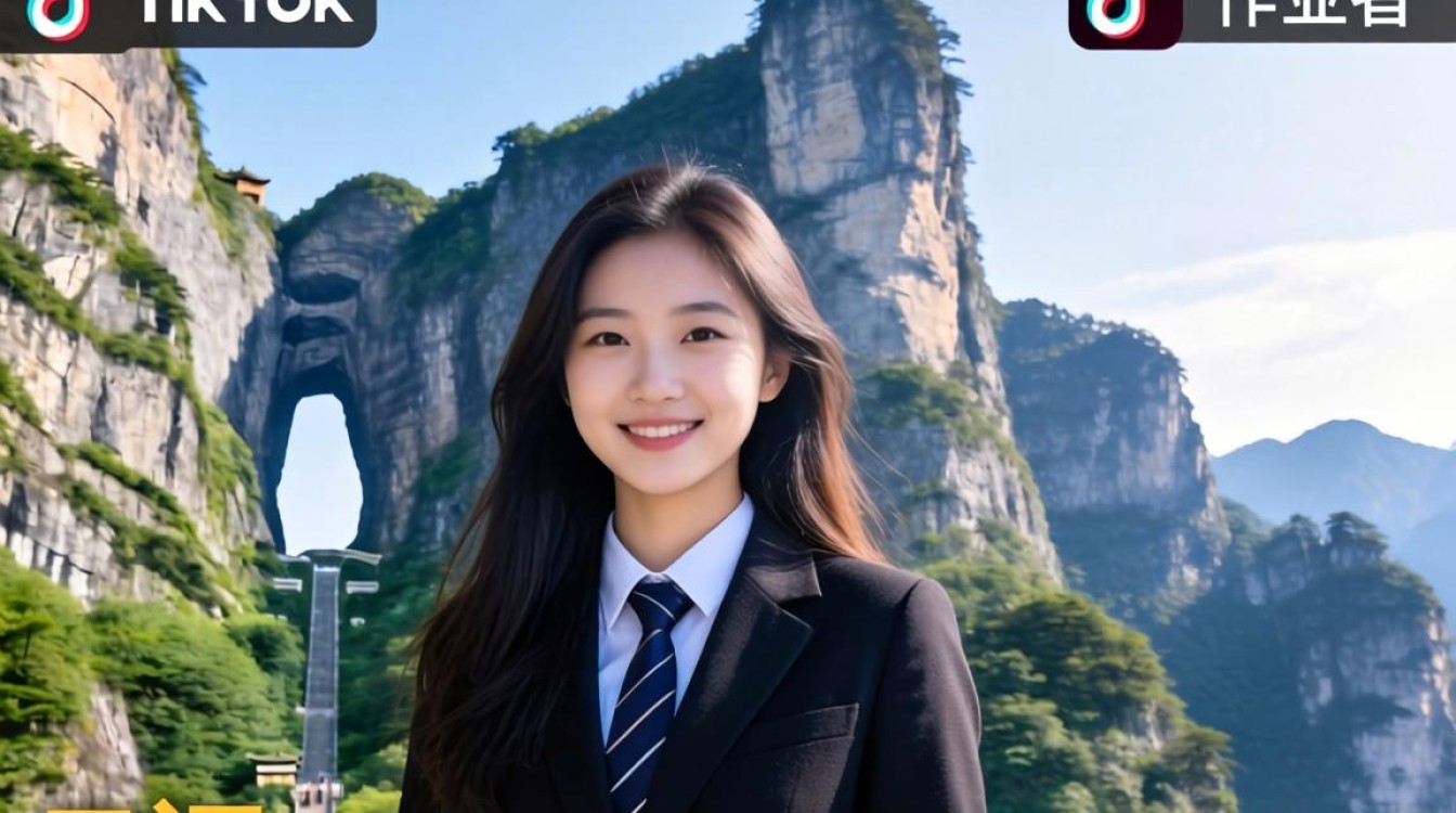 TikTok中国天门山怎么做