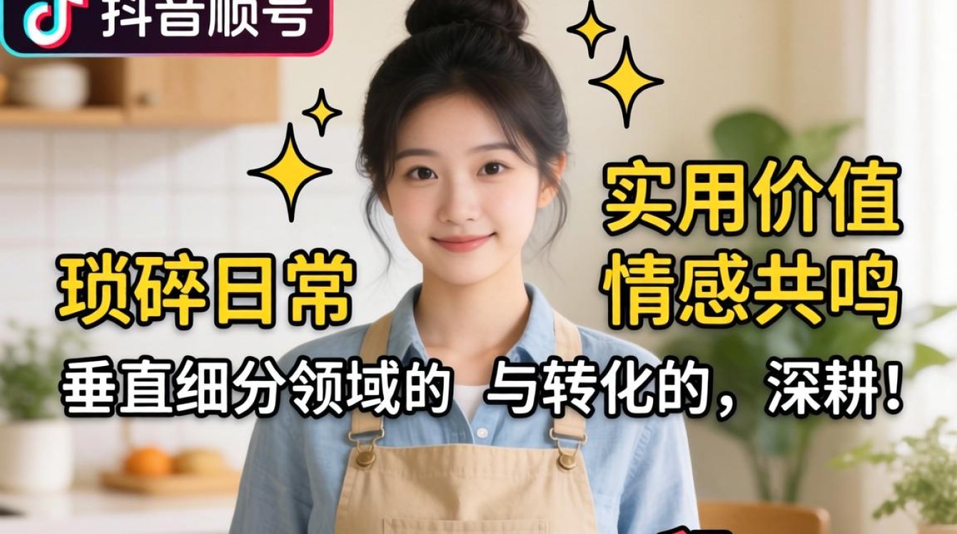 居家主妇怎么做抖音账号