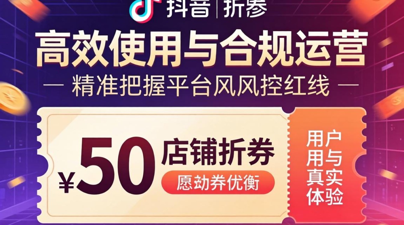 抖音店铺5折劵怎么用?5折券使用规则详解 抖音店铺5折劵怎么用