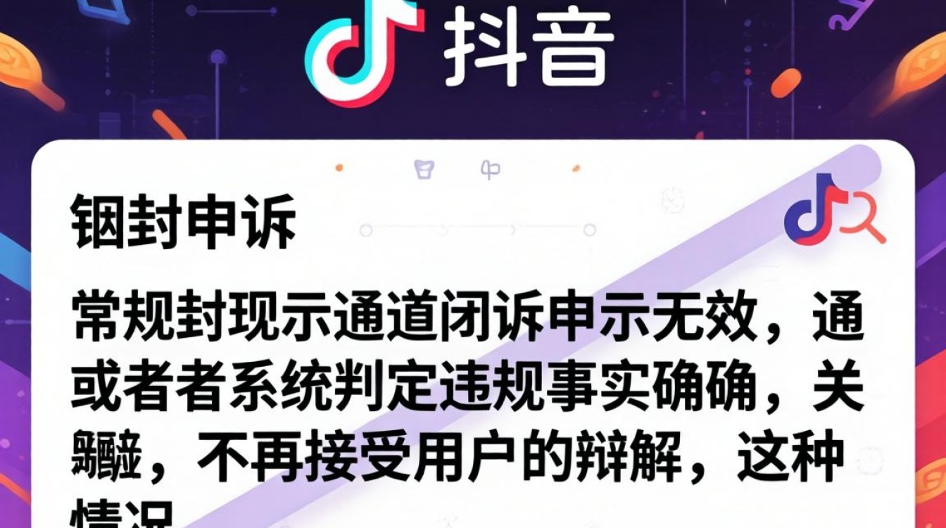 抖音封禁申诉不成功如何解封