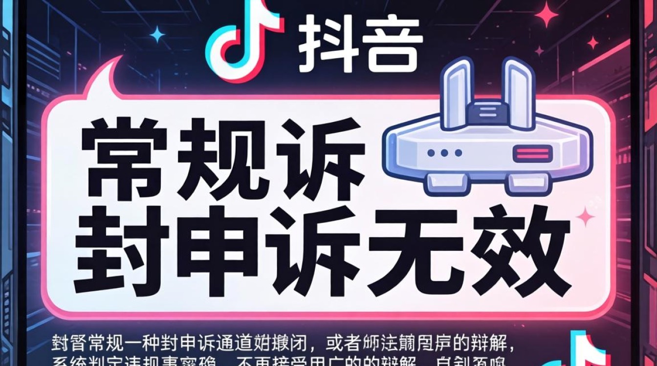 抖音封禁申诉不成功如何解封