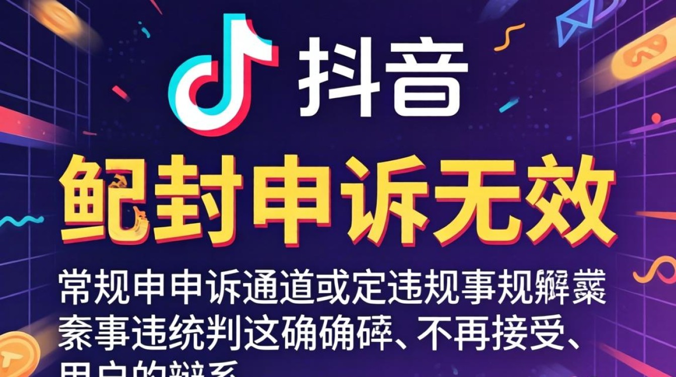 抖音封禁申诉不成功如何解封