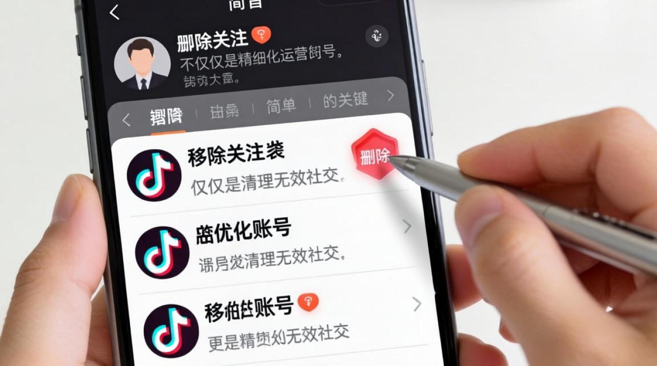 抖音关注怎么批量删除好友