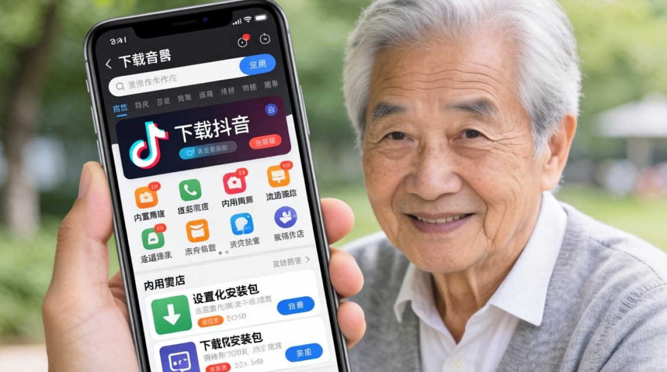 老年机里怎么下载抖音呢