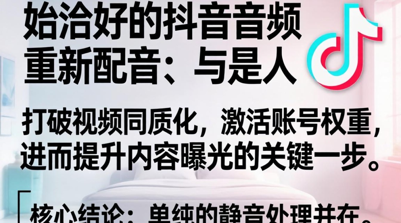 抖音音频清除详细步骤教程