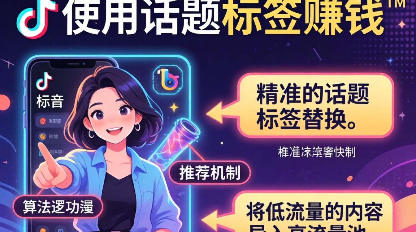 抖音换话题标签能赚钱吗