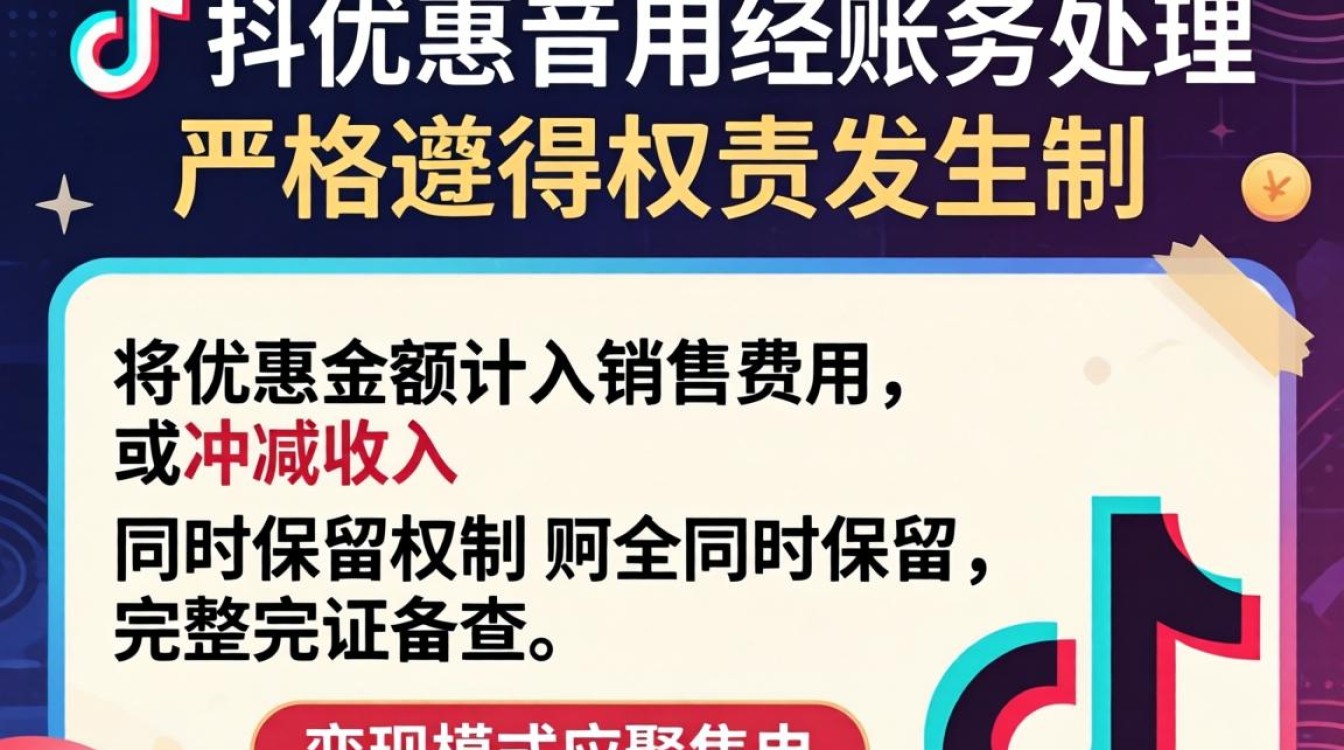 抖音的平台优惠怎么做账?抖音变现模式有哪些? 抖音的平台优惠怎么做账