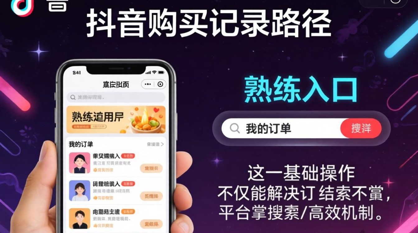 抖音自己买的东西怎么查