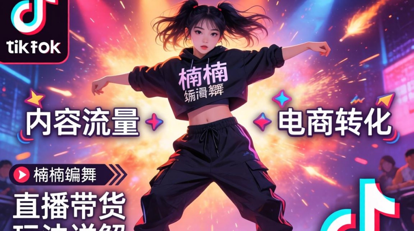 抖音楠楠编舞tiktok直播带货玩法详解