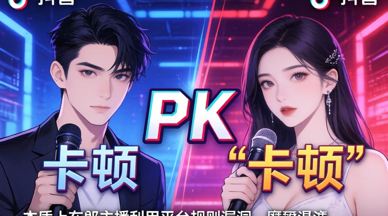 抖音pk卡对面怎么回事