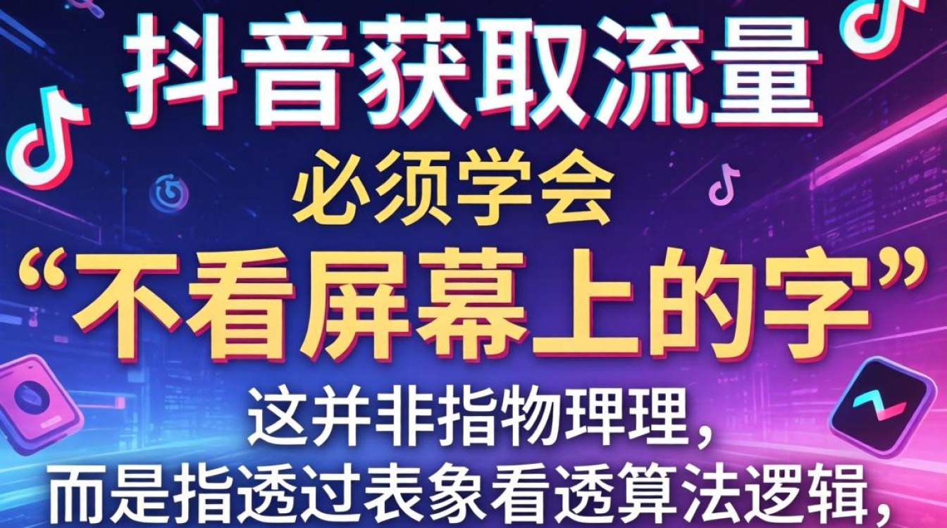 怎么不看抖音屏幕上的字