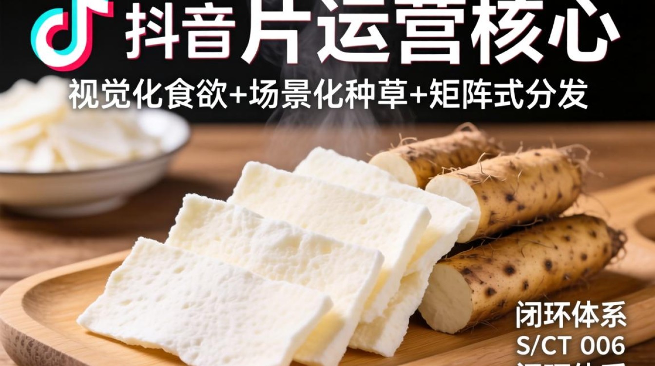 抖音山药薄片如何快速推广引流