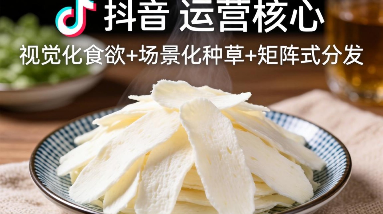 抖音山药薄片如何快速推广引流