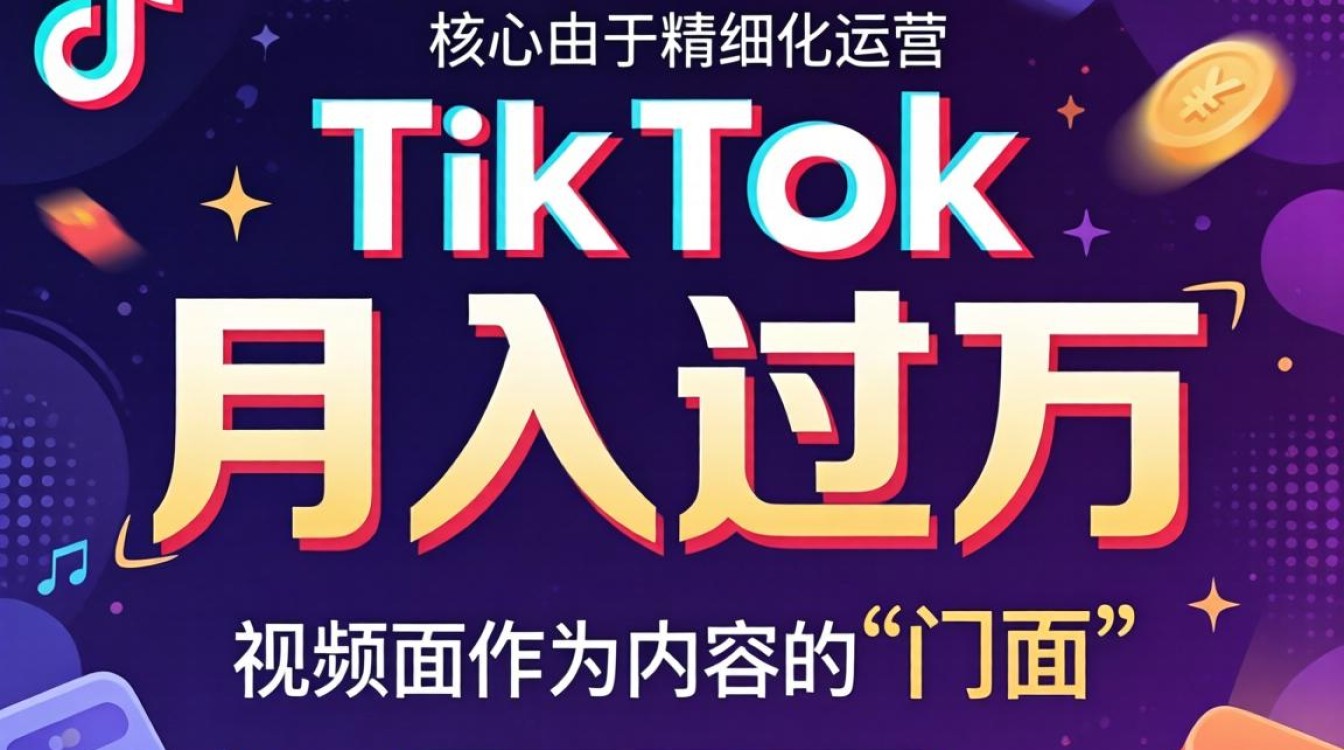 TikTok视频封面怎么制作变现快