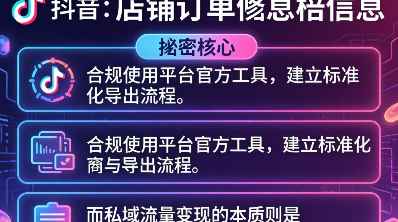 抖音店怎么解密订单信息