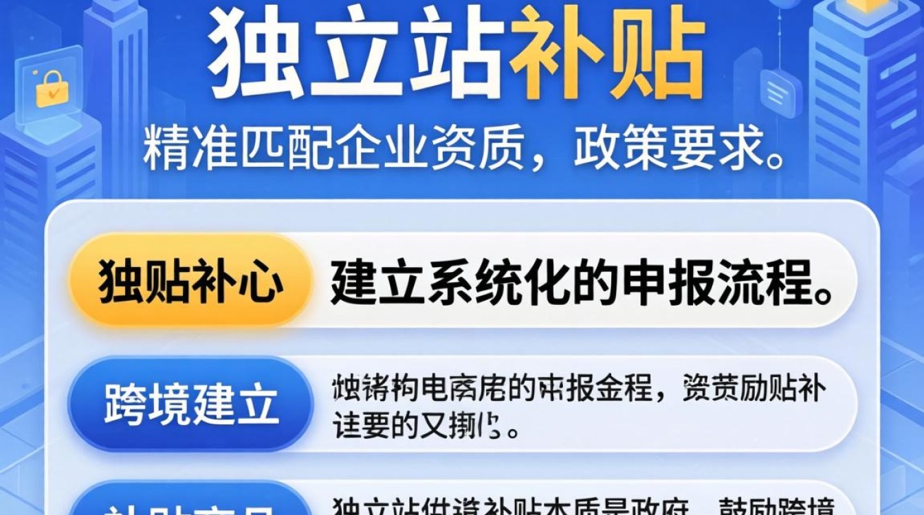独立站补贴申请条件有哪些