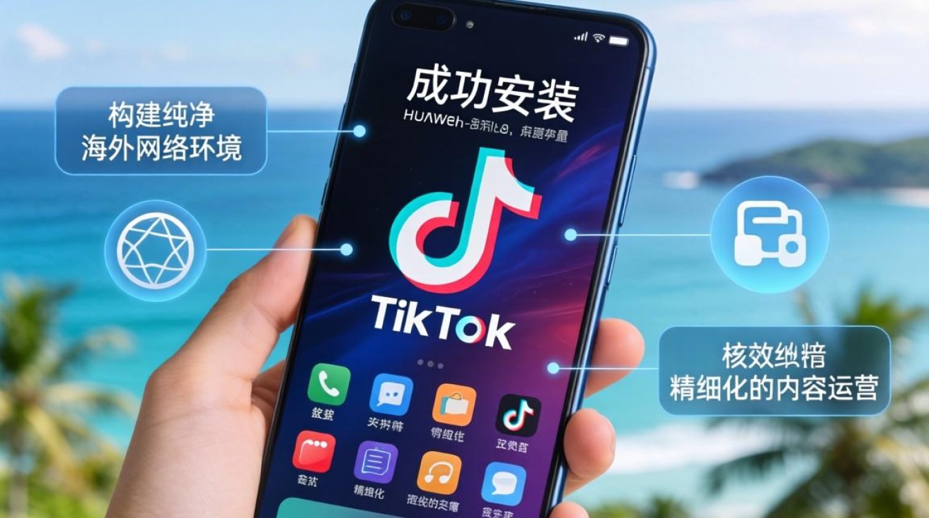 华为手机怎么安装tiktok