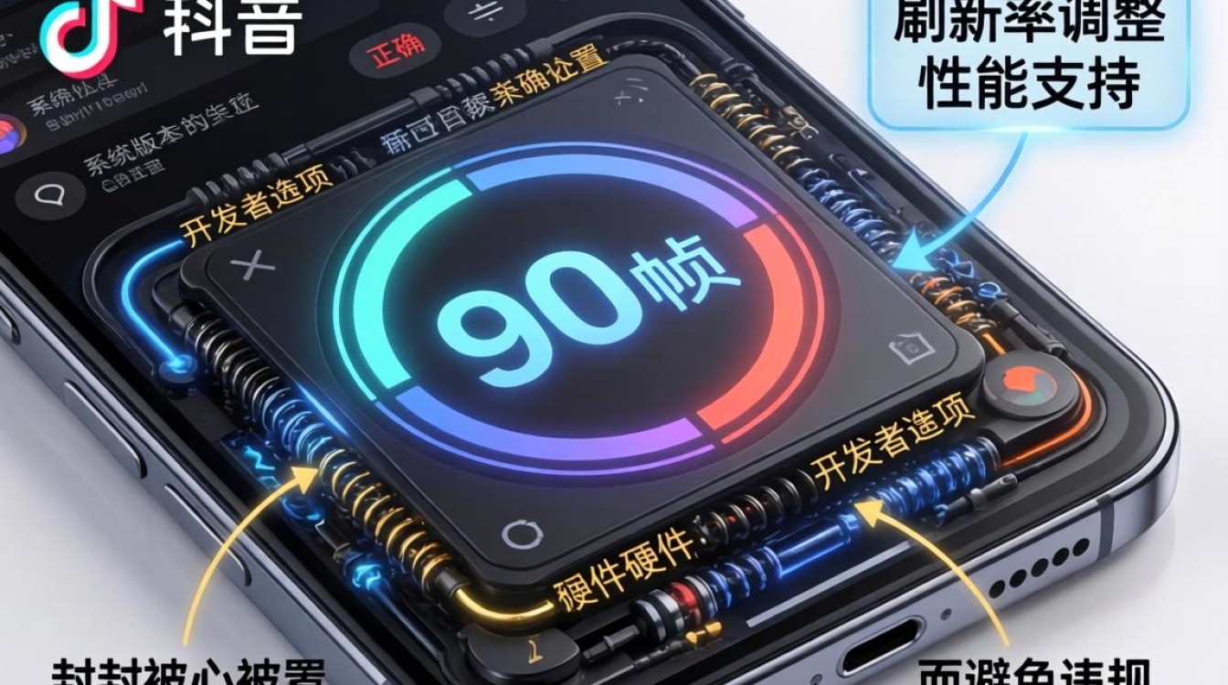 抖音刷新率怎么变成90