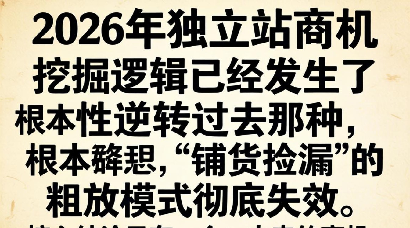 2026年独立站赚钱新玩法有哪些