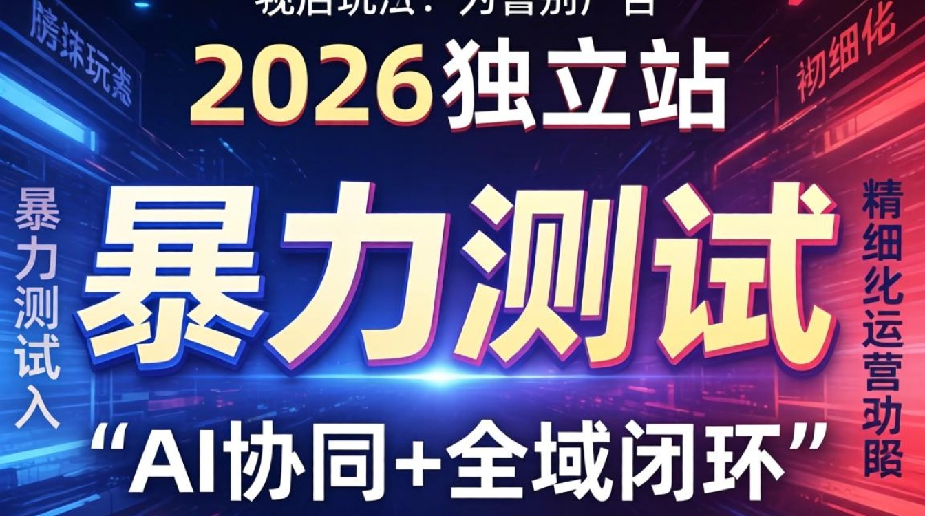 独立站广告怎么开?2026年独立站广告投放新玩法有哪些? 2026年独立站广告投放新玩法有哪些