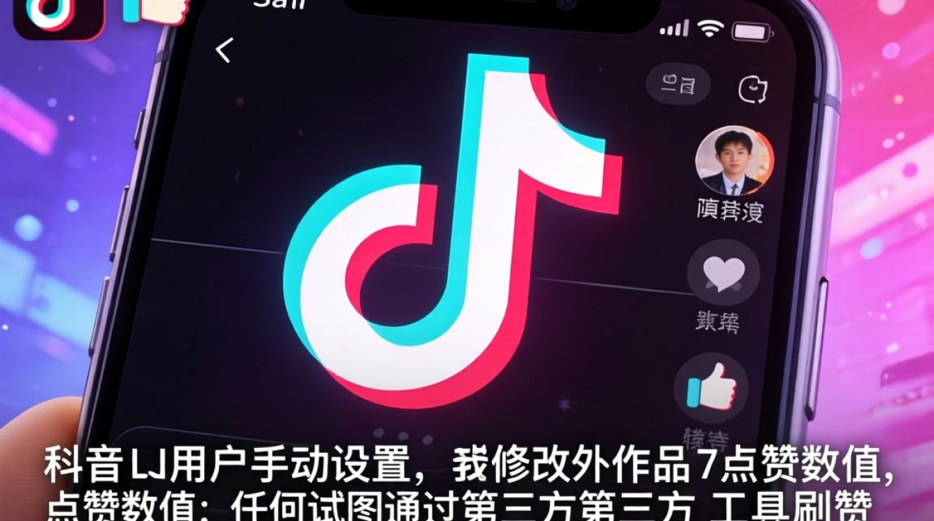 抖音作品点赞数怎么设置