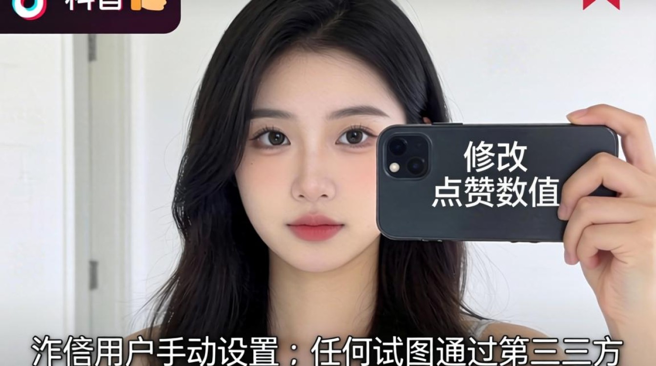 抖音作品点赞数怎么设置