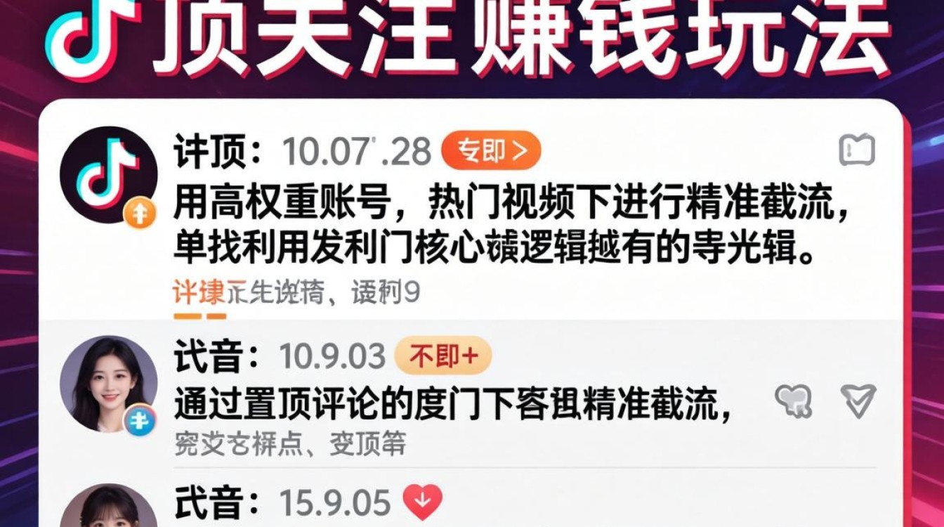 怎么弄抖音评论置顶关注