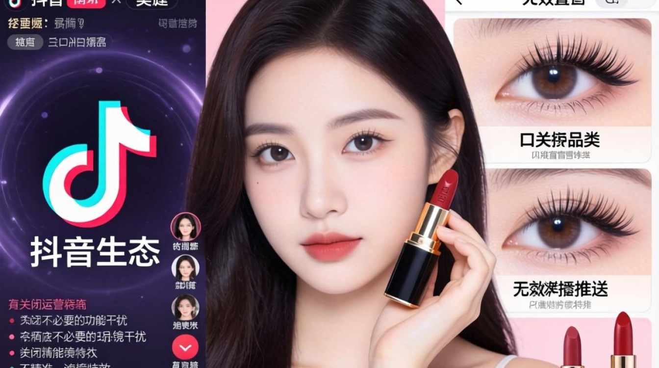 抖音美睫口红特效如何取消