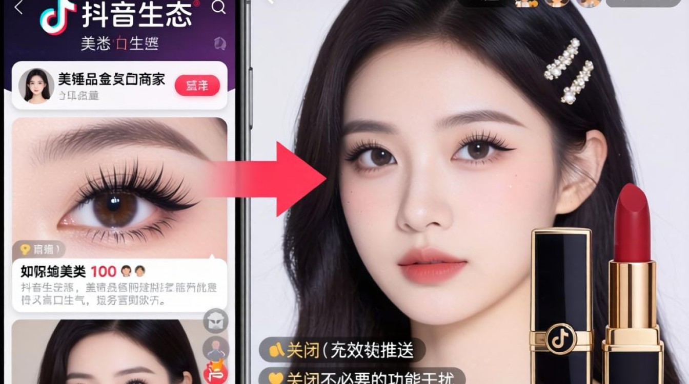 抖音美睫口红特效如何取消