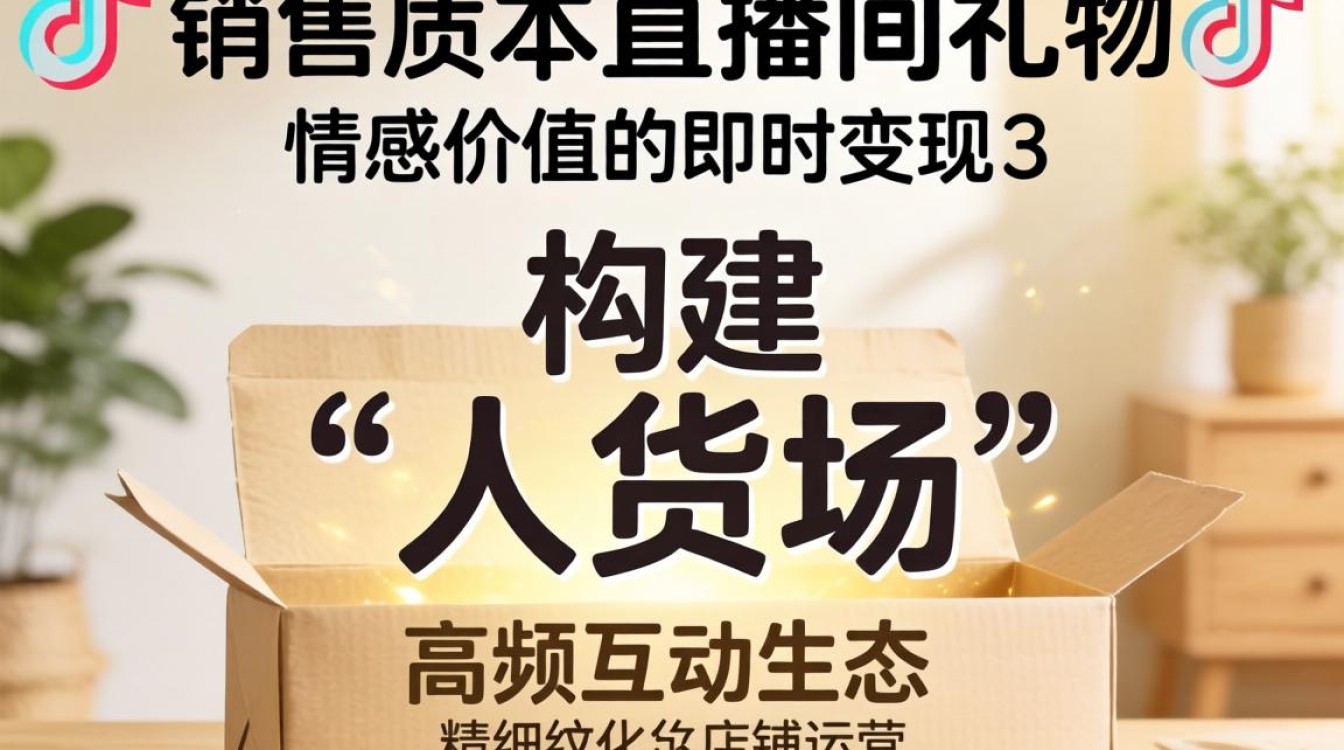 抖音直播间的礼物怎么卖