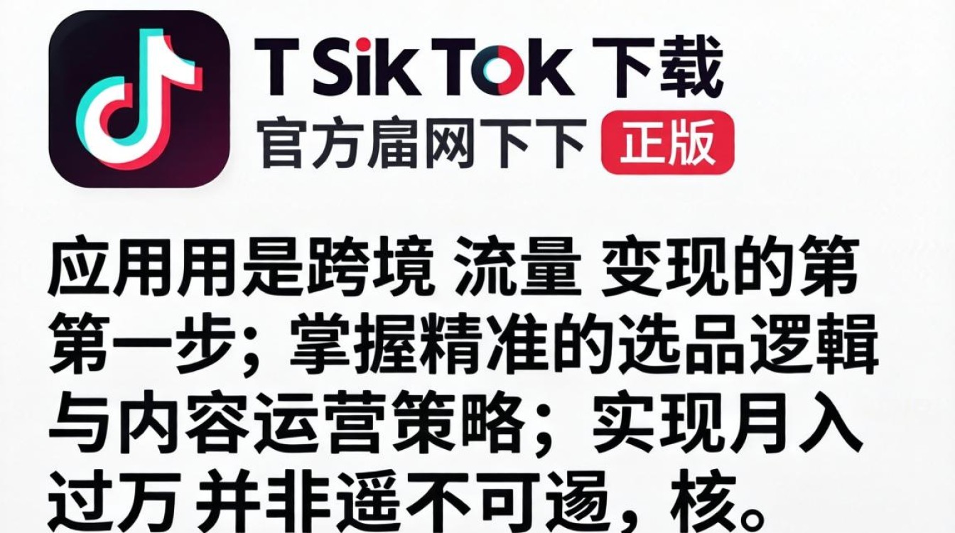 TikTok官方网下载怎么变现