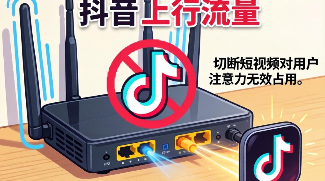 路由器怎么禁止抖音上行