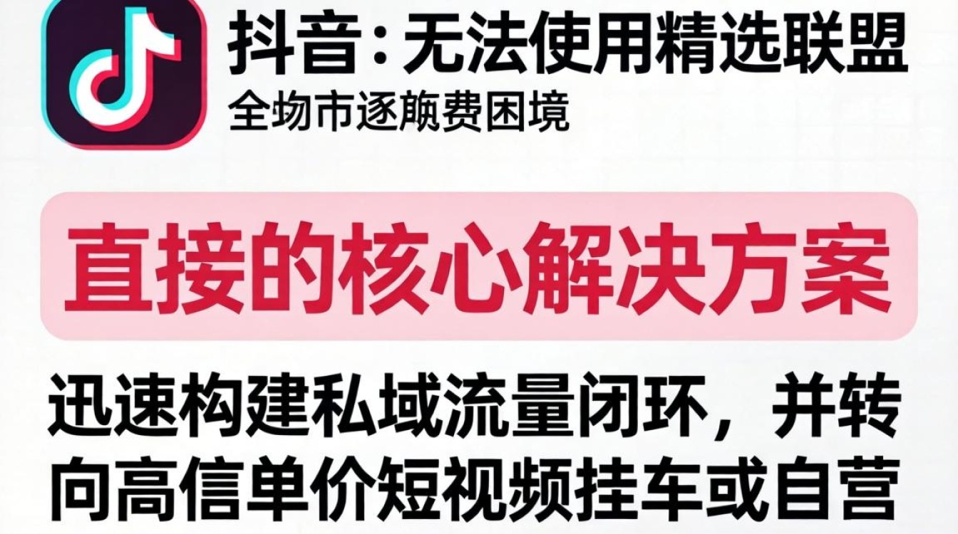 抖音没有精选联盟怎么办