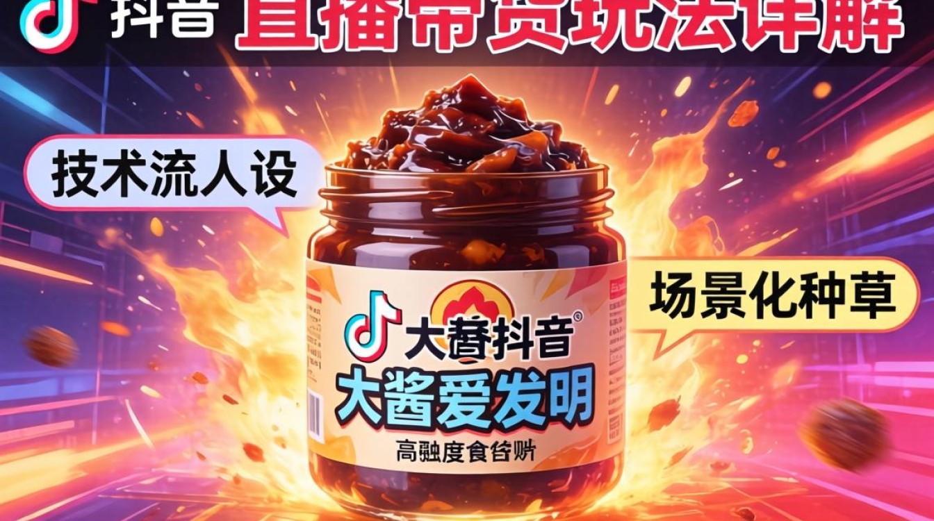 抖音大酱爱发明tiktok直播带货玩法详解